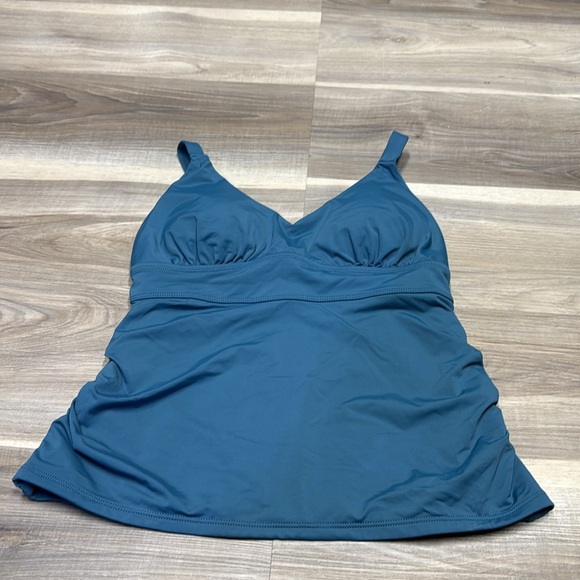 Knix Blue Swimwear Top size small - Picture 2 of 7